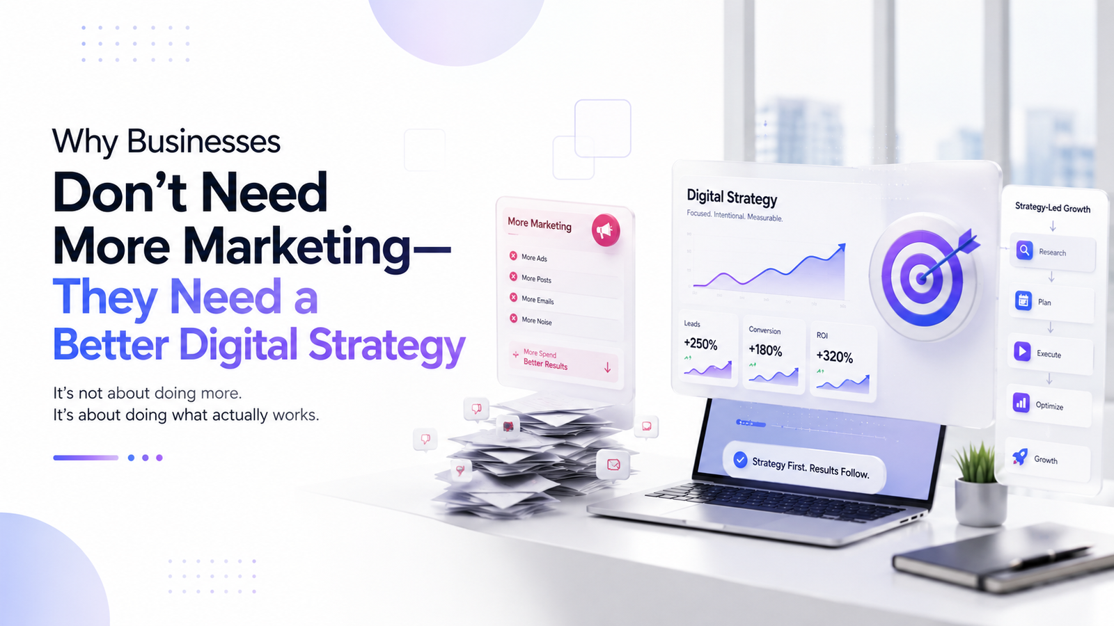 Why Businesses Don't Need More Marketing—They Need a Better Digital Strategy